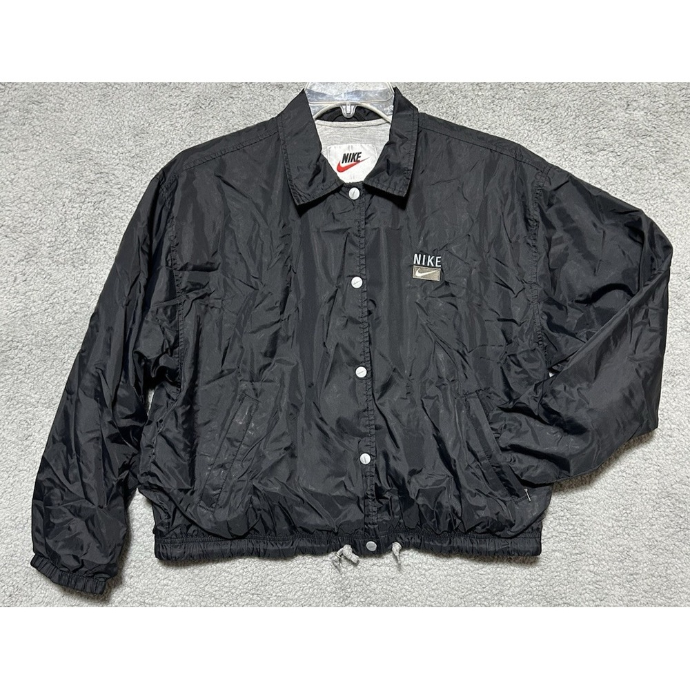 Vintage Nike Bomber Jacket White Tag Windbreaker Size Youth Large 12-14‎